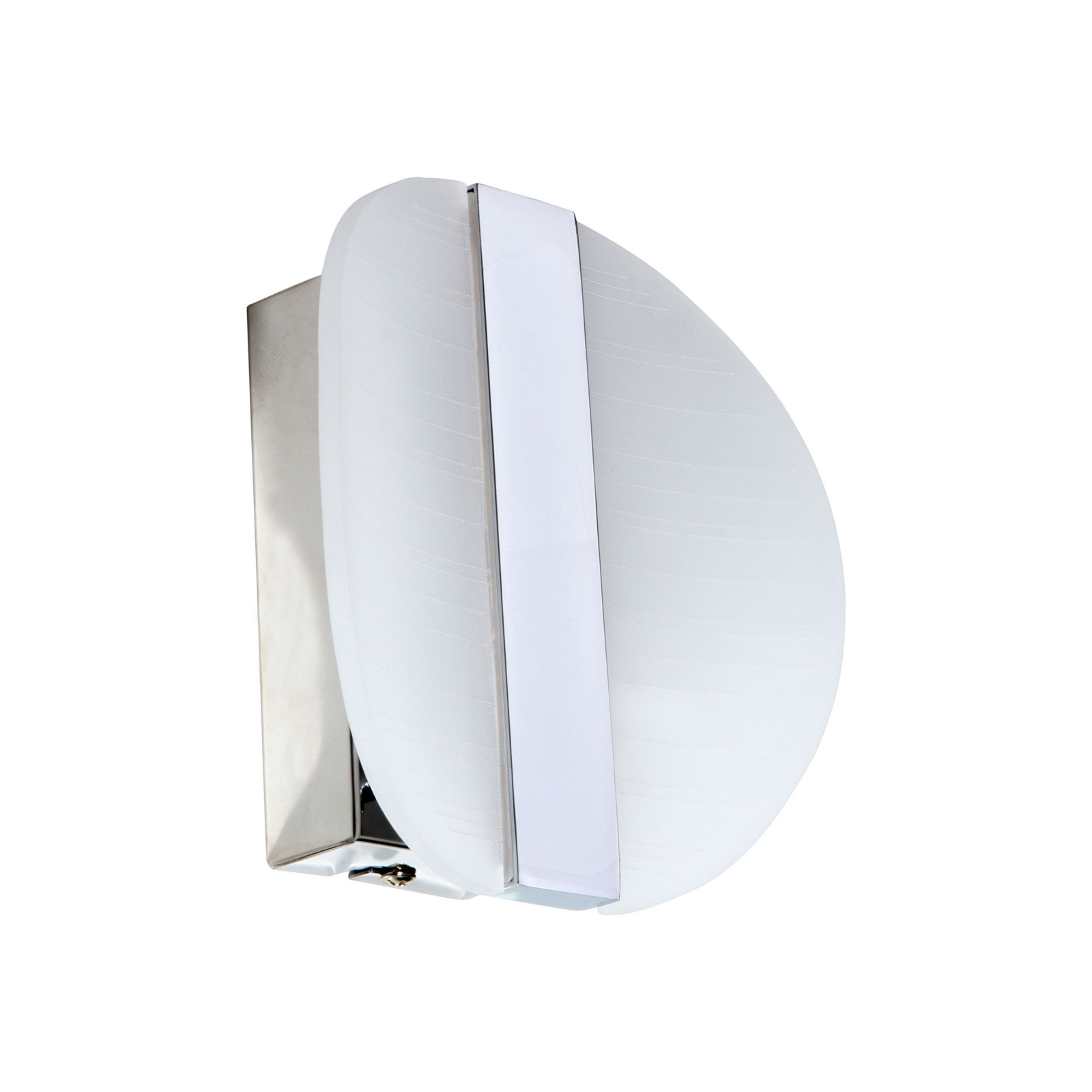 LED-Wandleuchte DENVER - Chrom - 16 cm