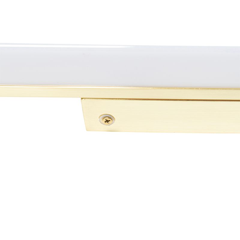 Badkamer wandlamp messing 92 cm incl. LED IP44 - Cascada