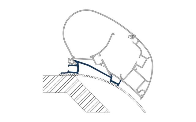 Dometic PR-Adapt Adapter für Dachmarkisen PW 2000 und PW 2500