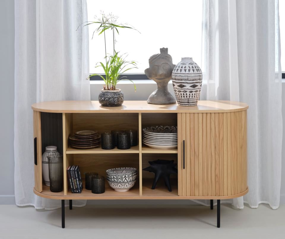by fonQ Alon Dressoir - B 140 cm - Naturel Eiken