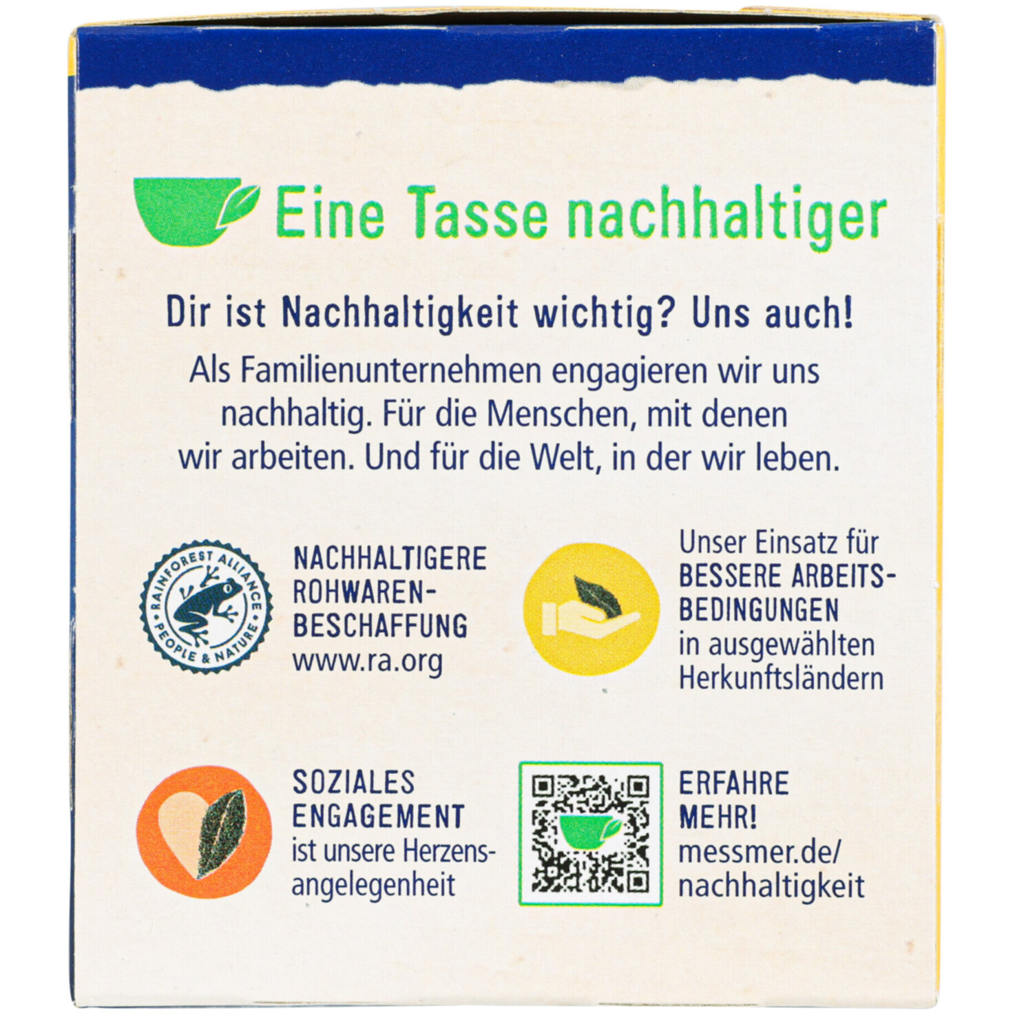 Messmer Tee Ingwer-Holunderblüte 20 Portionen