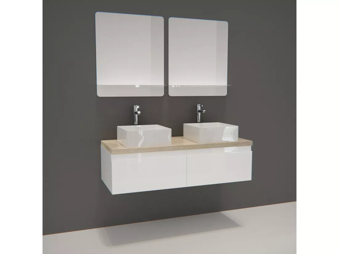 Caisson de salle de bain - Meuble bas rangement salle de bain - WILL