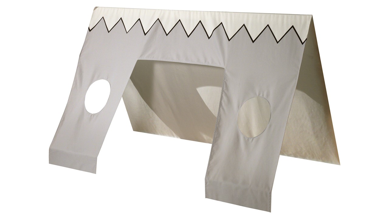 Textielset voor bed Tipi beige