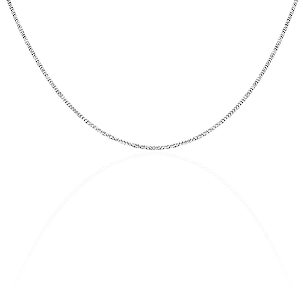 Chaîne Clementine Argent Blanc