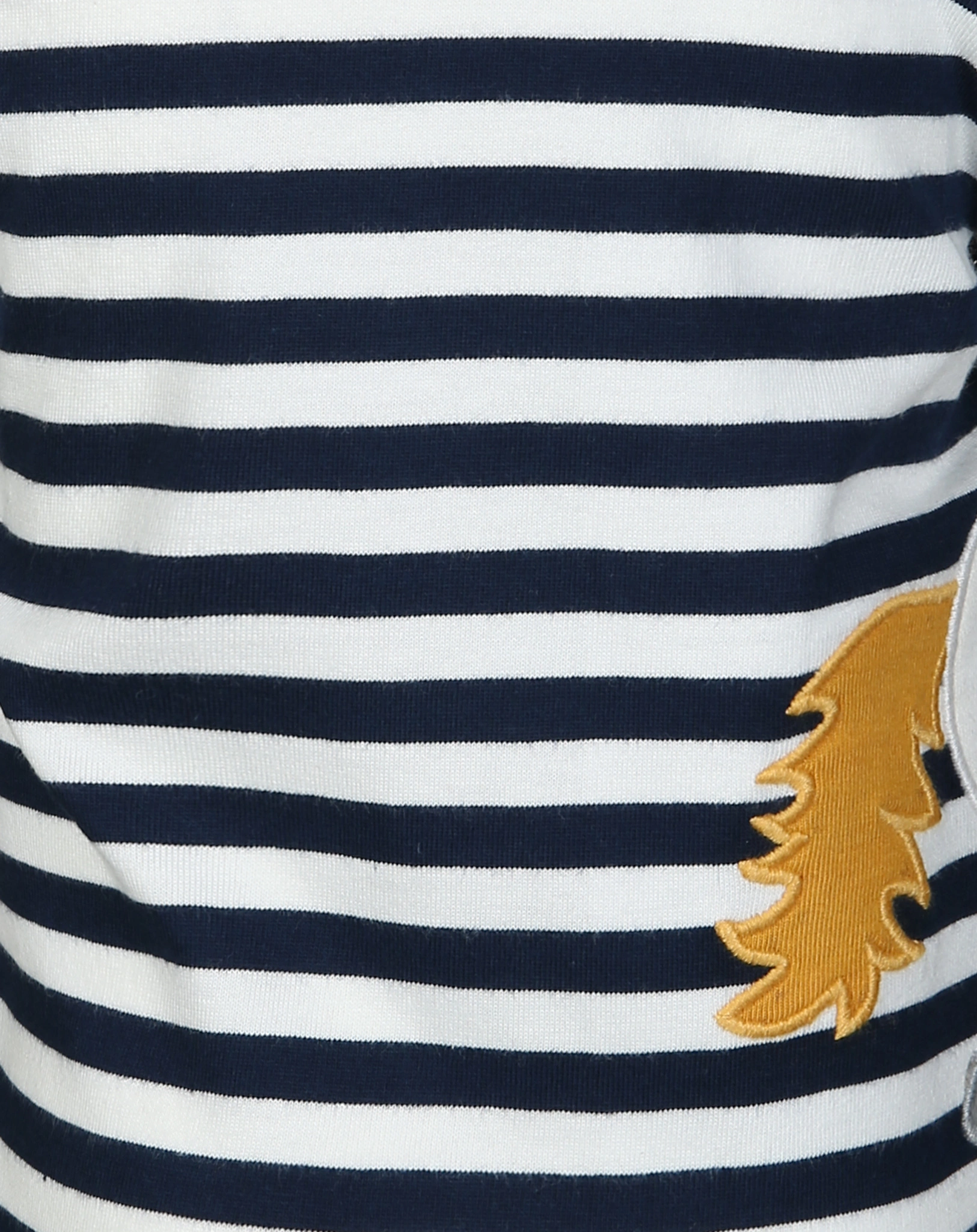 T-Shirt KLEINES PONY gestreift in weiß/dunkelblau