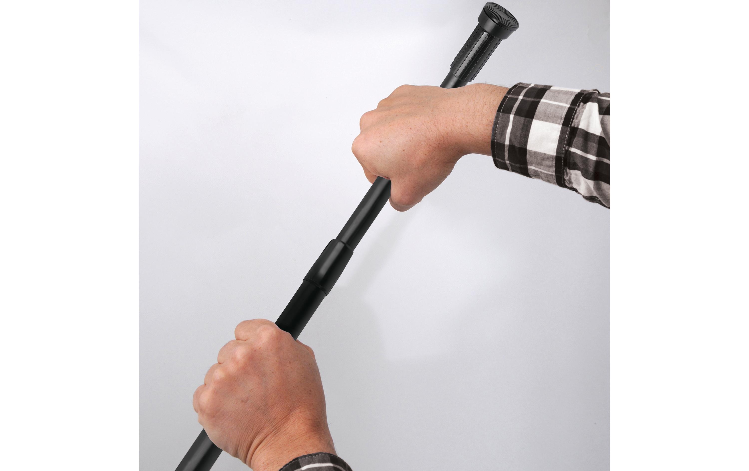 Duschvorhangstange 70 - 120 cm, SchwarzVerstellbare Duschstange aus Edelstahl