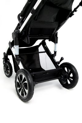 Beemoo Maxi 4 Sportsvogn, Black/Silver