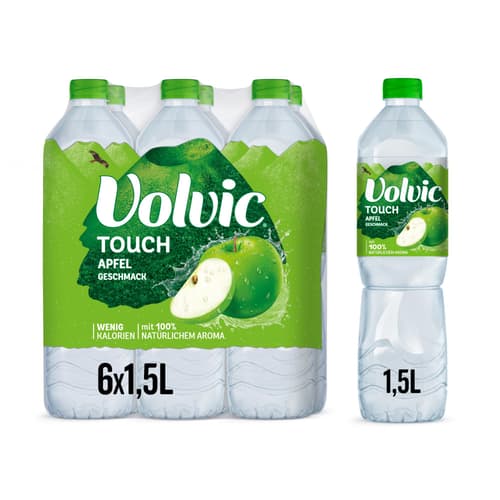 Volvic Touch Apfel 6x1,5 l PET (EINWEG)
