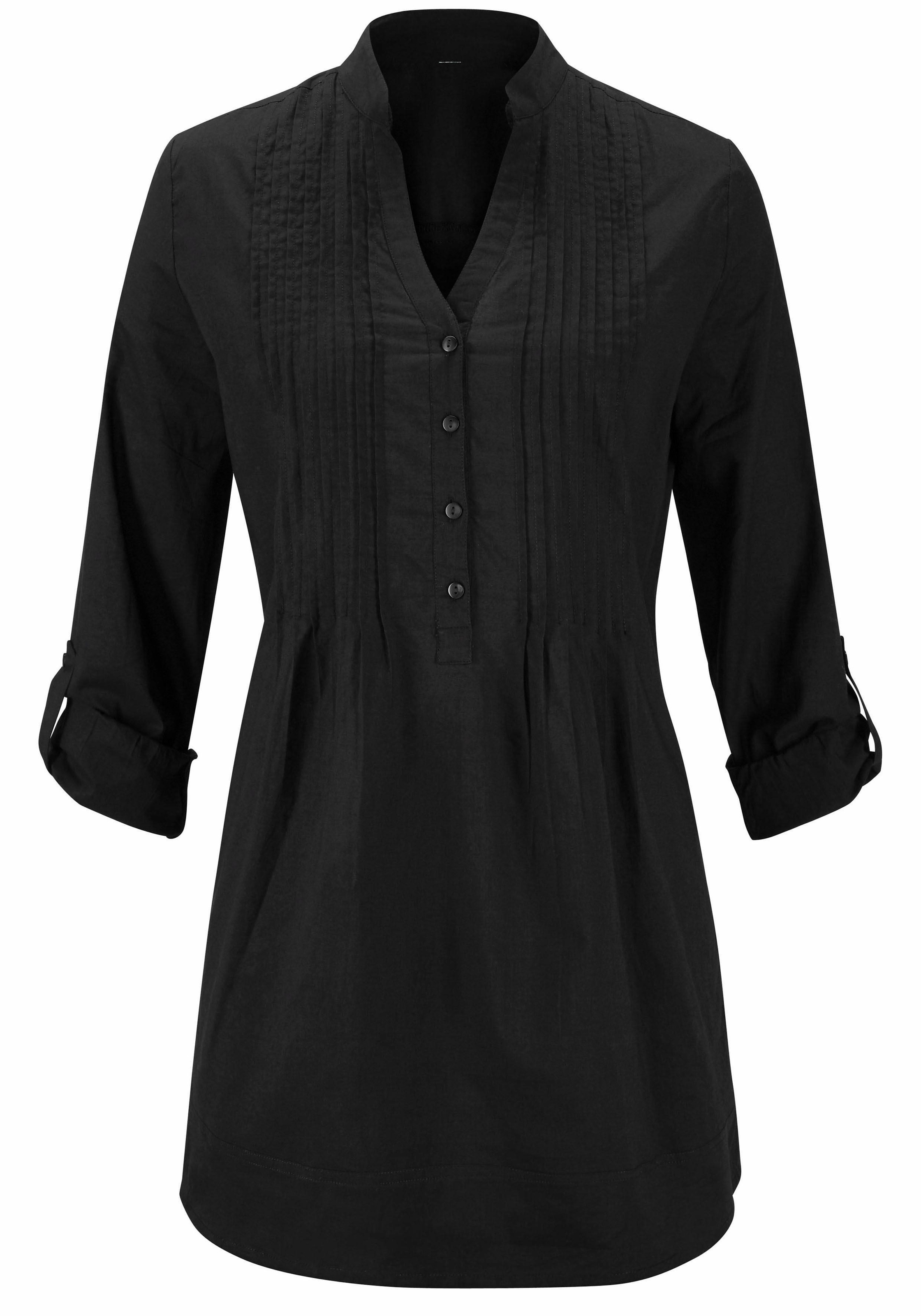 Aniston CASUAL Longbluse , mit dekorativer Biesenverarbeitung