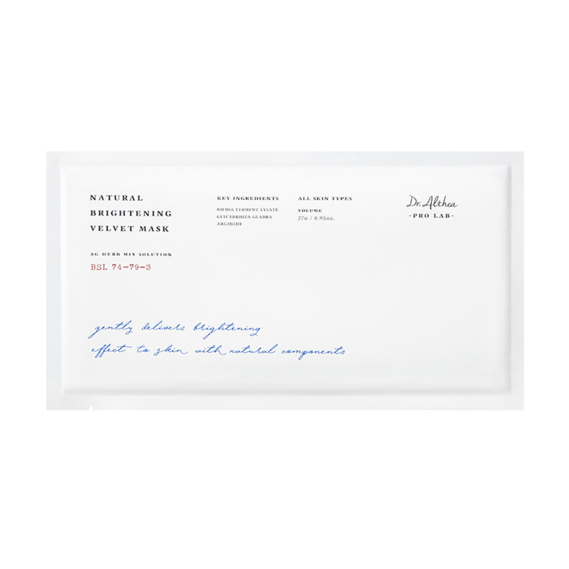 Natural Brightening Velvet Mask