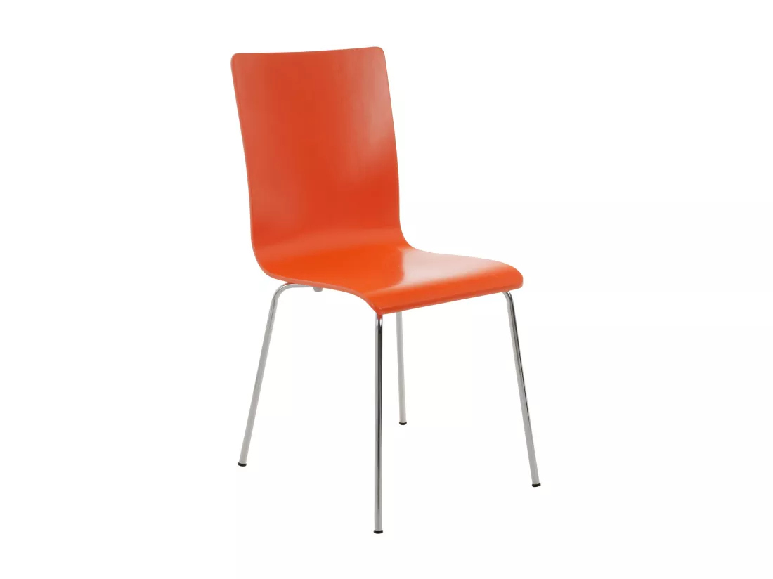 Chaise de conférence - Bois - Orange - Pepe