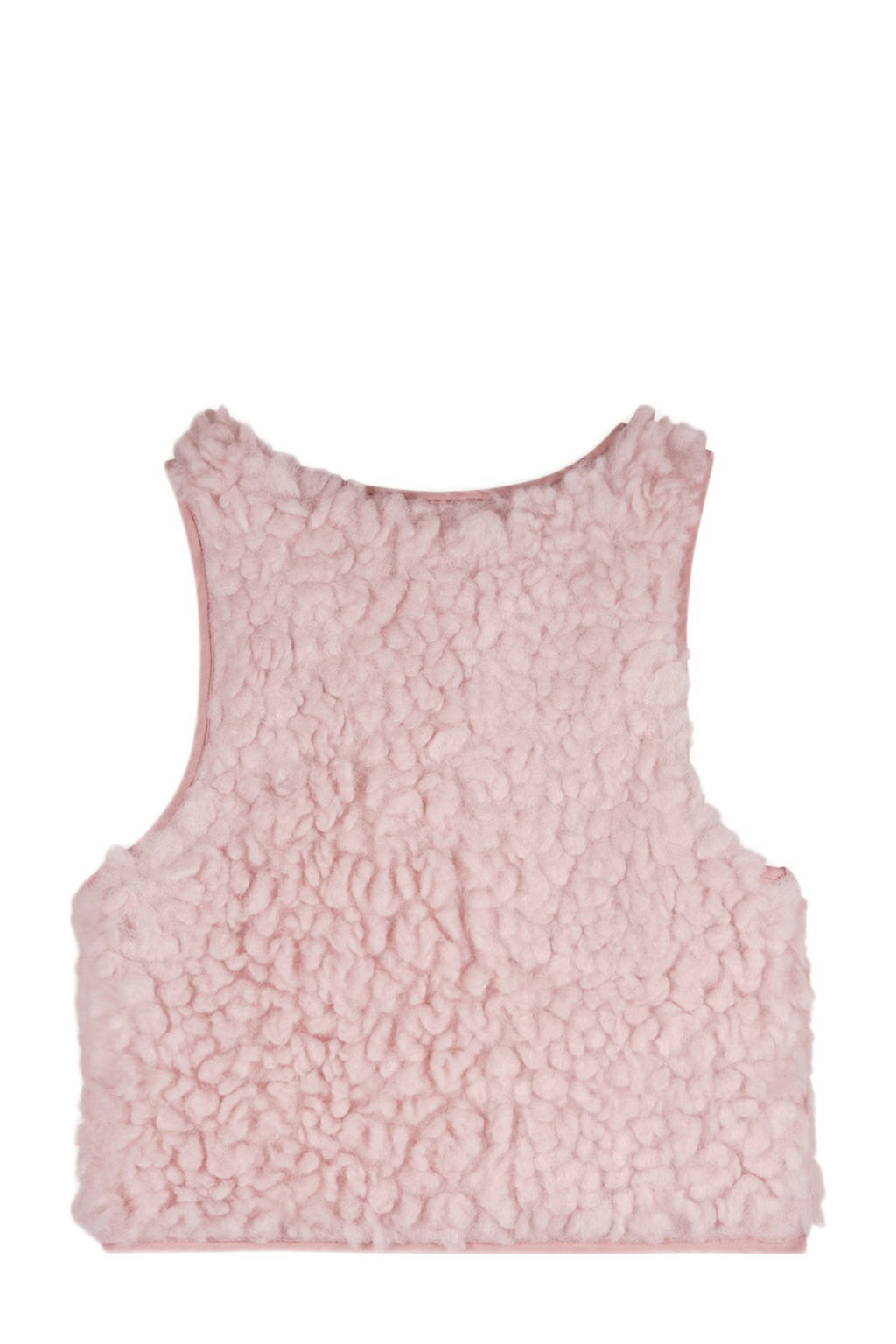 NONO reversible gilet Katya lichtroze/roze