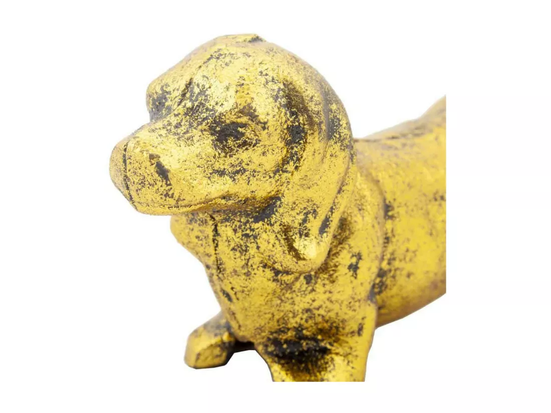 Chien décoration en métal 18x10x4,5h