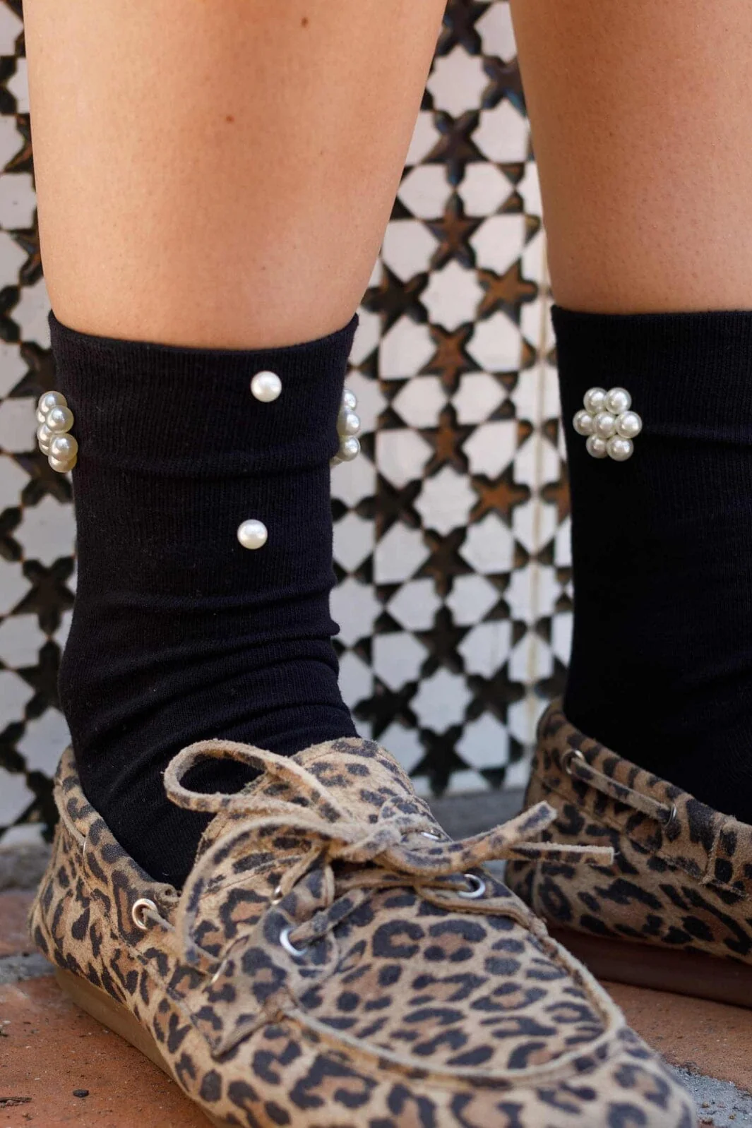 Black Colour Bcdiva Pearl Sock 4355