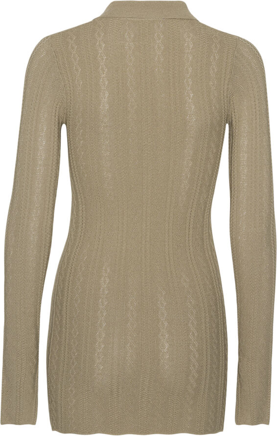 REMAIN Knit Fitted Cardigan Incense beige