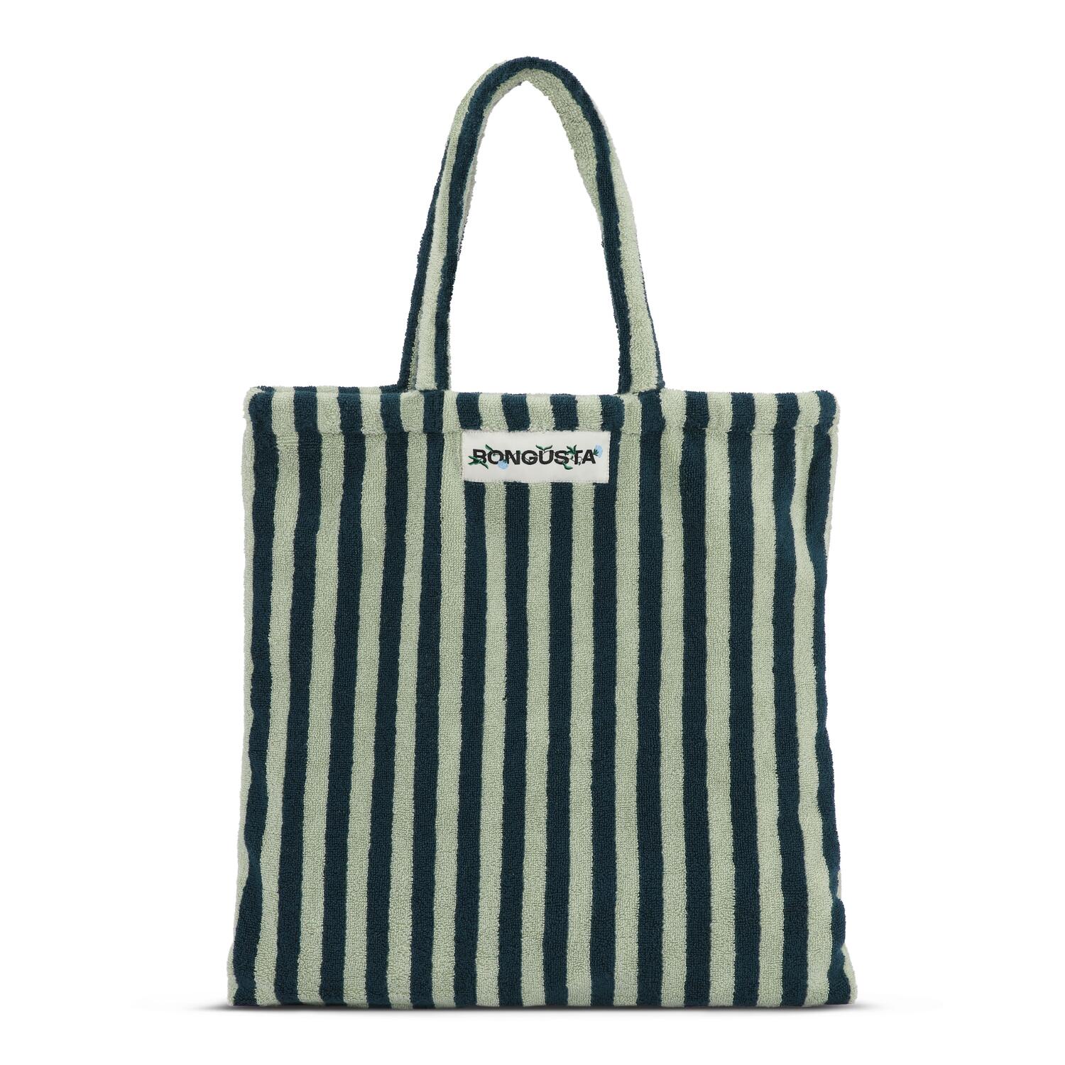 Bongusta  Naram totebag - Sea Foam/Deep Teal