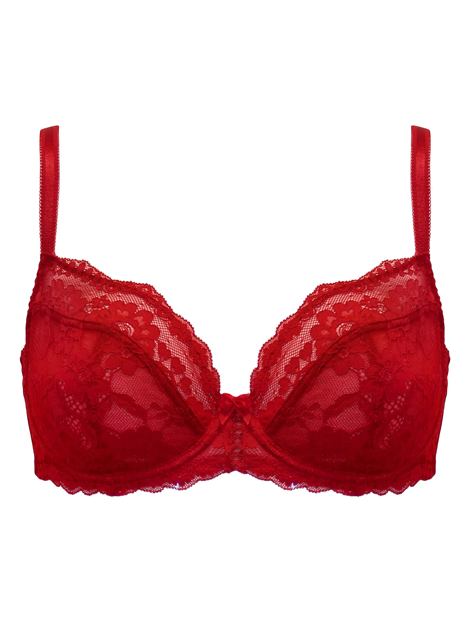 Rood - Pour Moi Fleur Balconette Bra