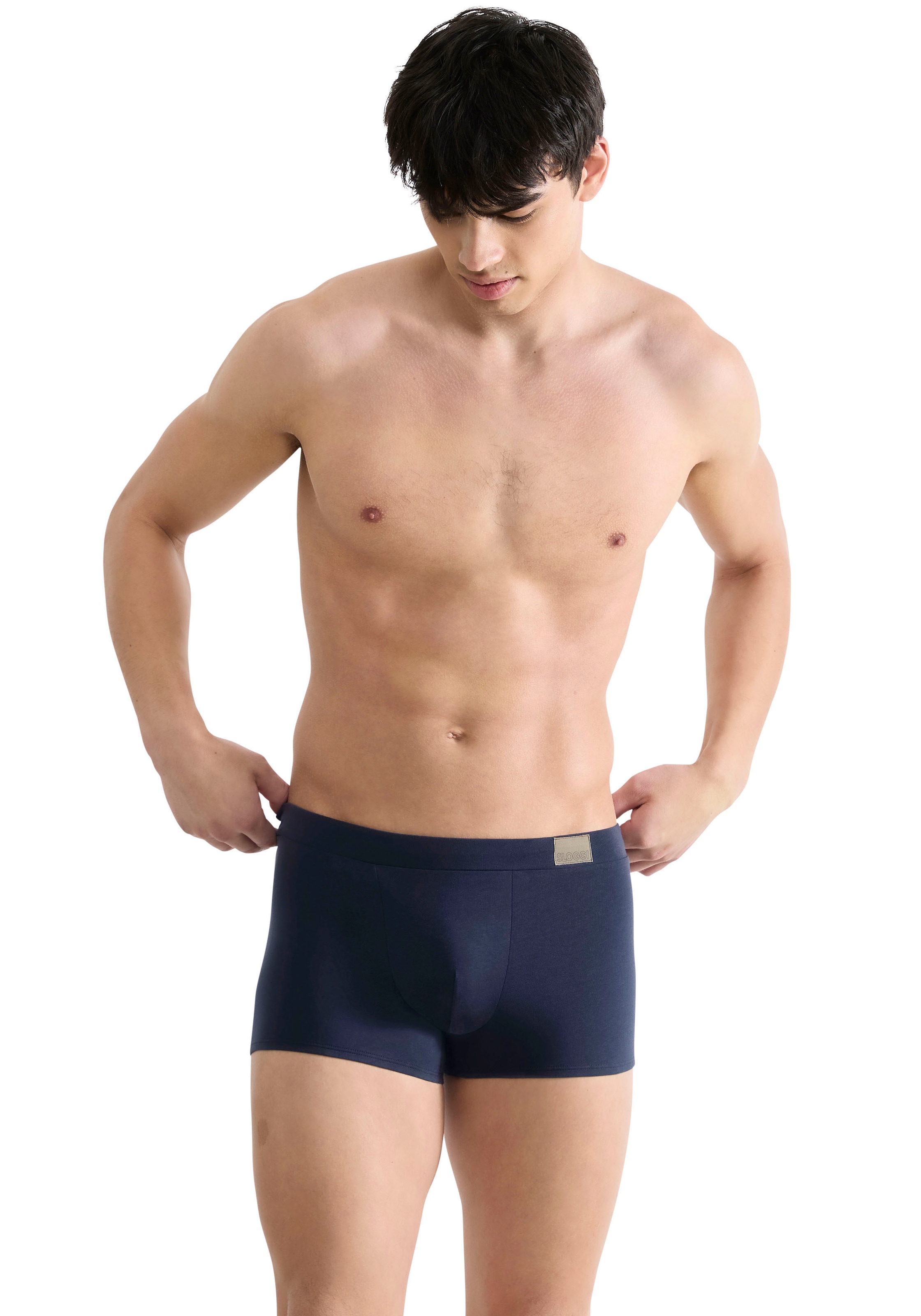 sloggi Hipster »Men GO Natural«, 2 Lässig, bequeme Basics, Baumwollmix, Soft-Bund, elastisch, weich