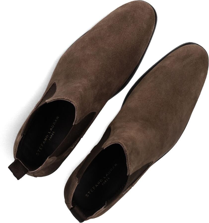 STEFANO LAURAN Chelsea Boots Heren 92302 Maat: 46 Materiaal: Suède Kleur: Taupe