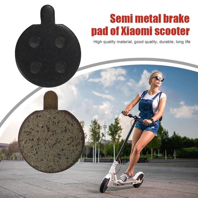 2 skivebremseklodser til Xiaomi M365 Pro Sort