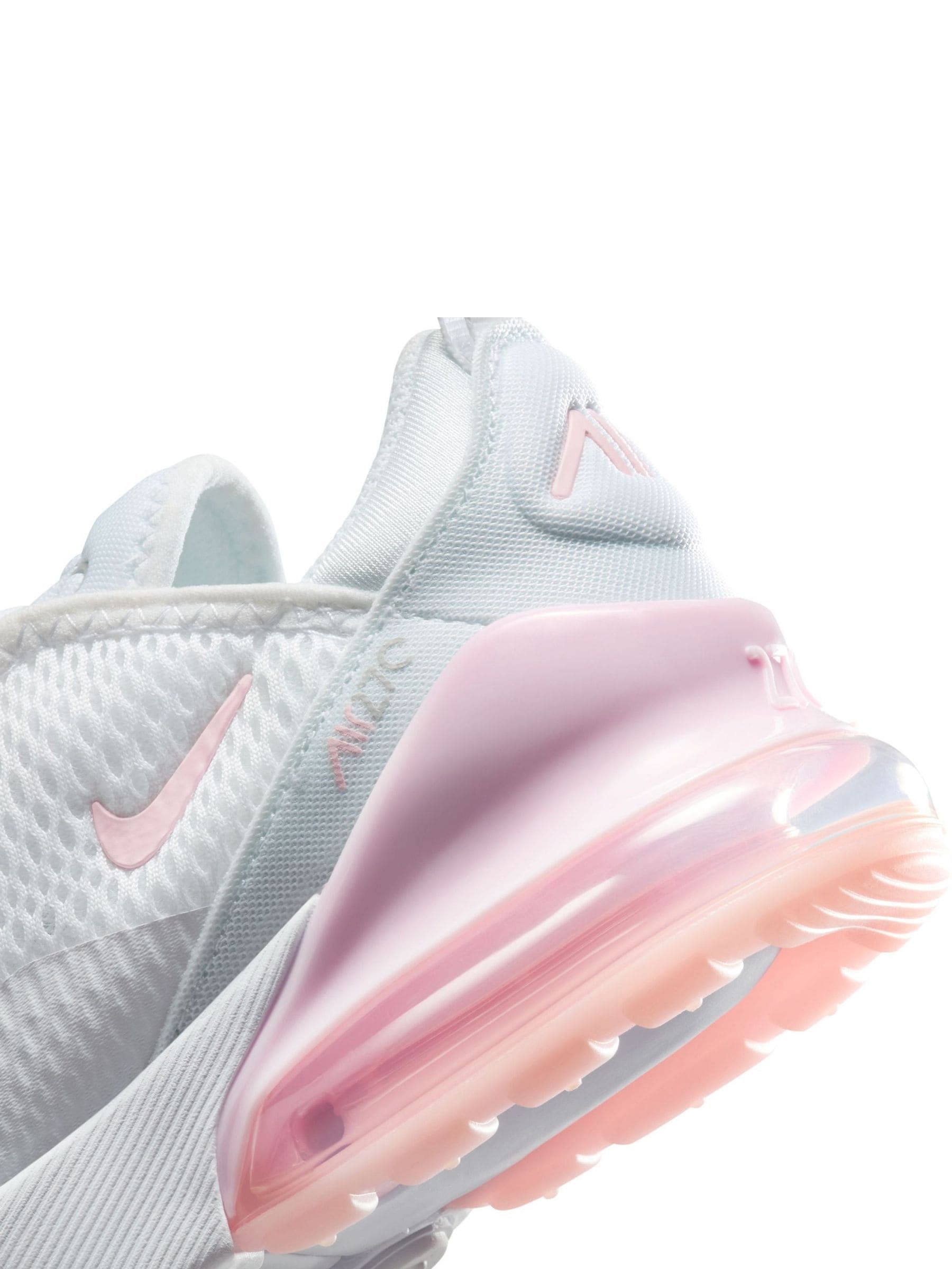 Wit/roze schuim - Nike Junior Air Max 270 sneakers
