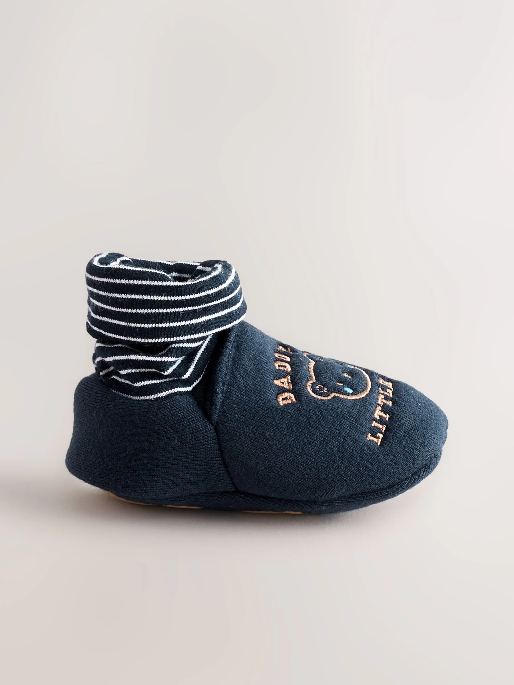 Blauw - Mummy and Daddy verpakking van 2 paar babysokken (0 - 24 mnd) (0 - 18 mnd)