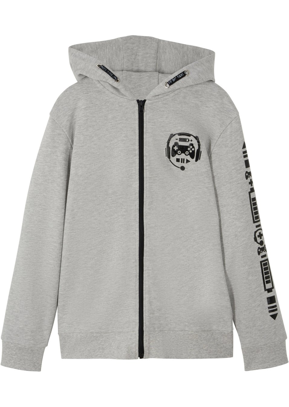 Gilet sweat-shirt garçon à capuche en coton