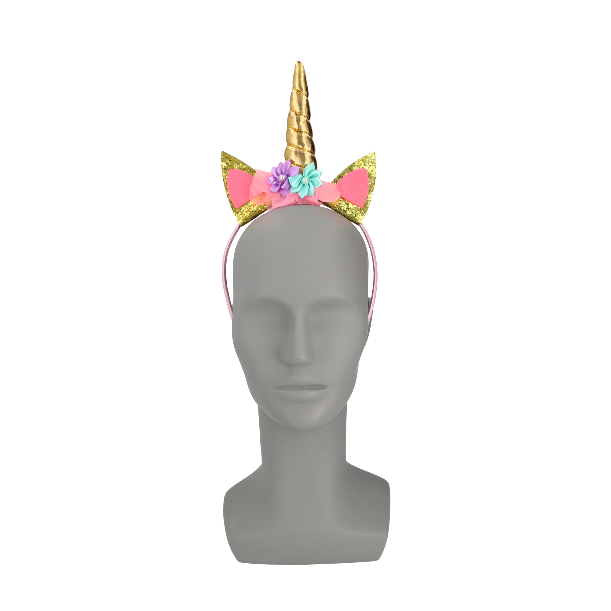 Kinder Einhorn Haarreif Fasnachts Kostüm Zubehör Motto Party Accessoire Halloween Foto Requisite - Bunt