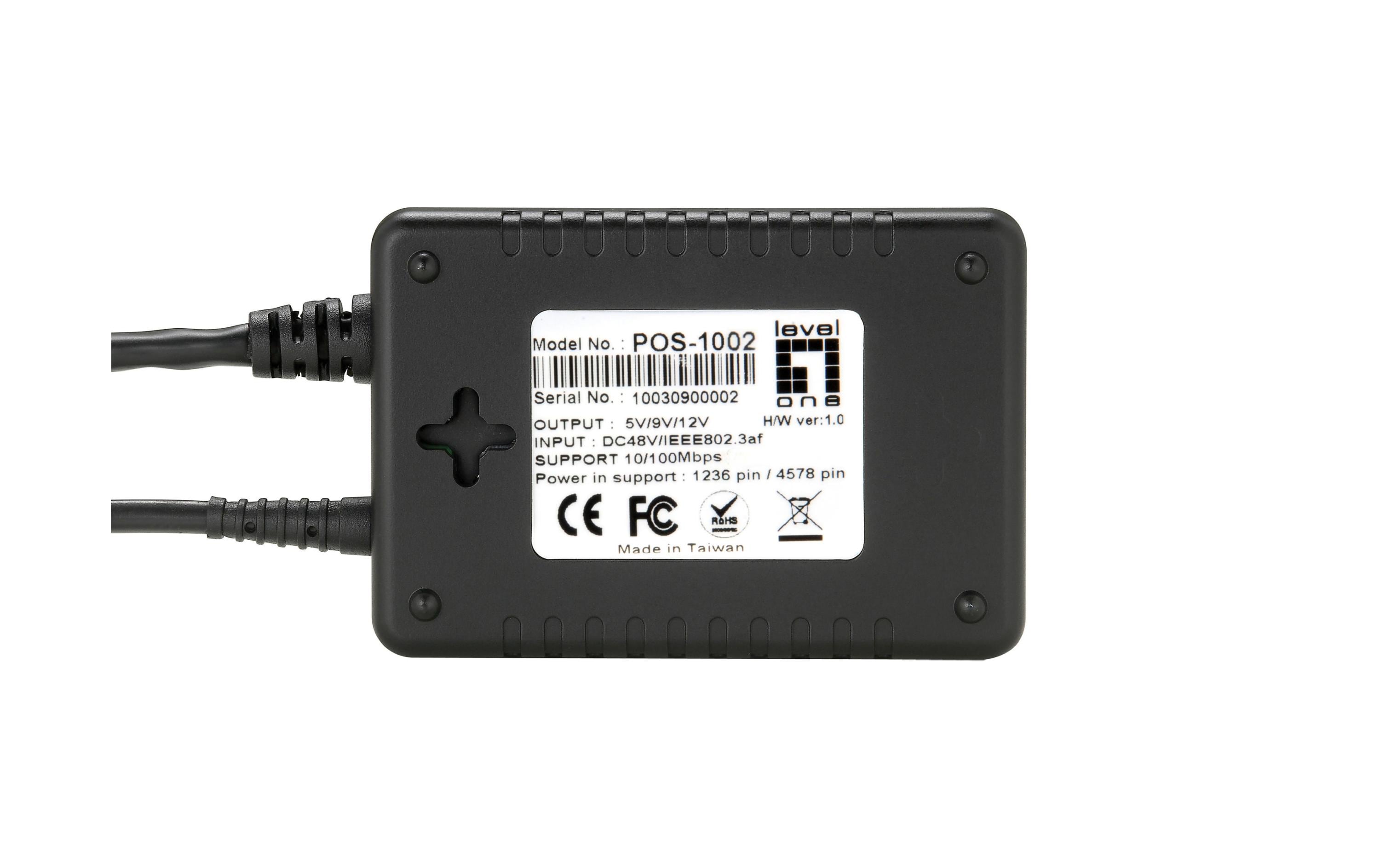 PoE Splitter POS-1002100-Mbps-PoE-Splitter