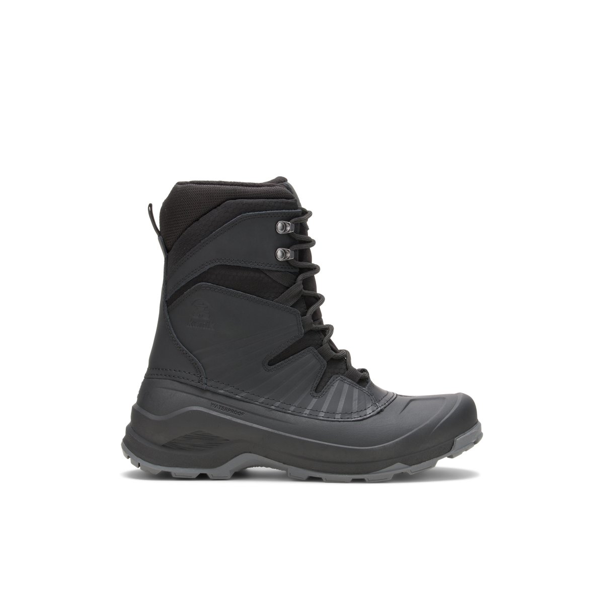 KAMIK-Iceland-m-Bottes d'hiver - Talon plat - Noir