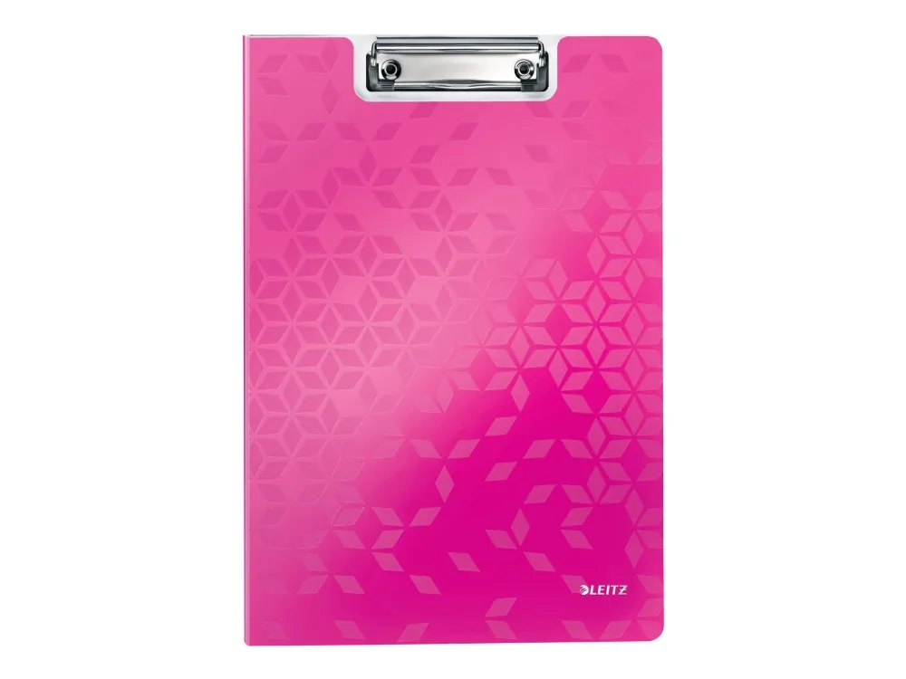 Clipboard med forside Leitz WOW A4 Pink