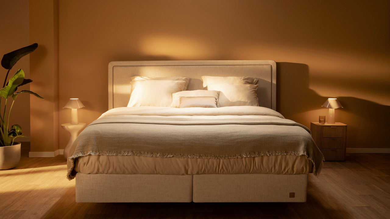 Boxspring Prestige zonder matras natural linen