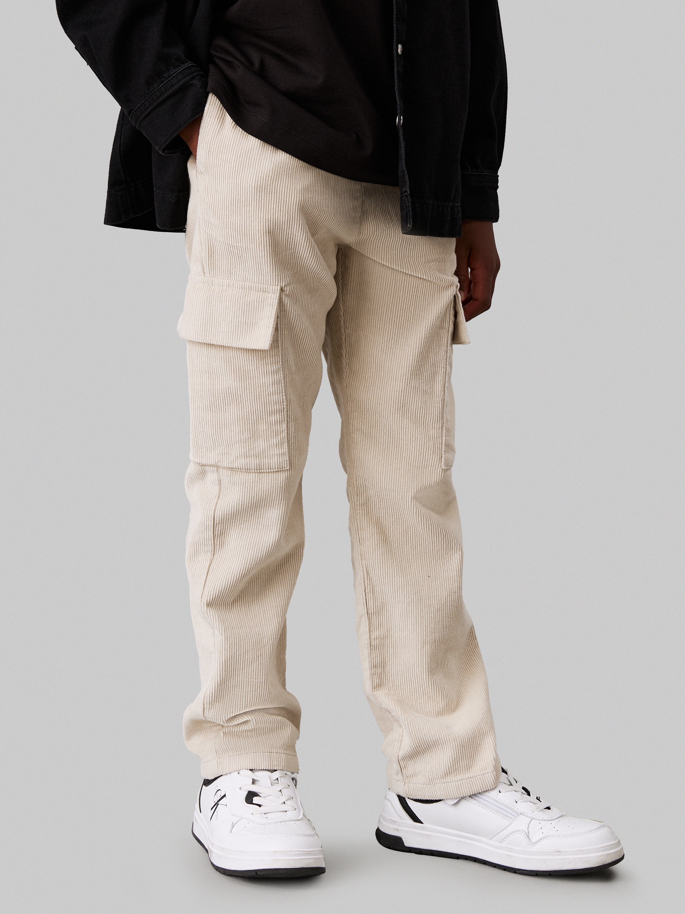 Calvin Klein Jeans Cargohose »Corduroy Straight Cargo Pants«  für Kinder bis 16 Jahre und mit Logoprägung