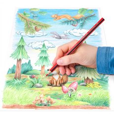 Crayon de couleur Noris colour - Etui carton de 6