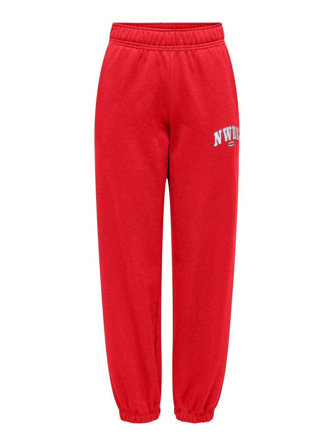 ONLDEBORAH Mittlere Taille Normal geschnitten Jogginghose Mars Red
