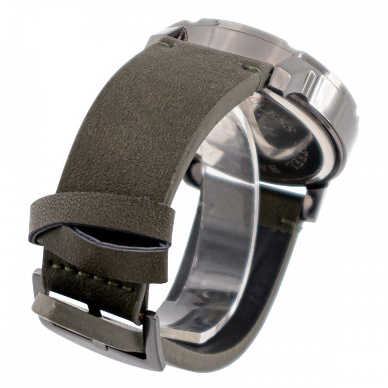 Montre Homme M. JOHN bracelet Cuir Gris