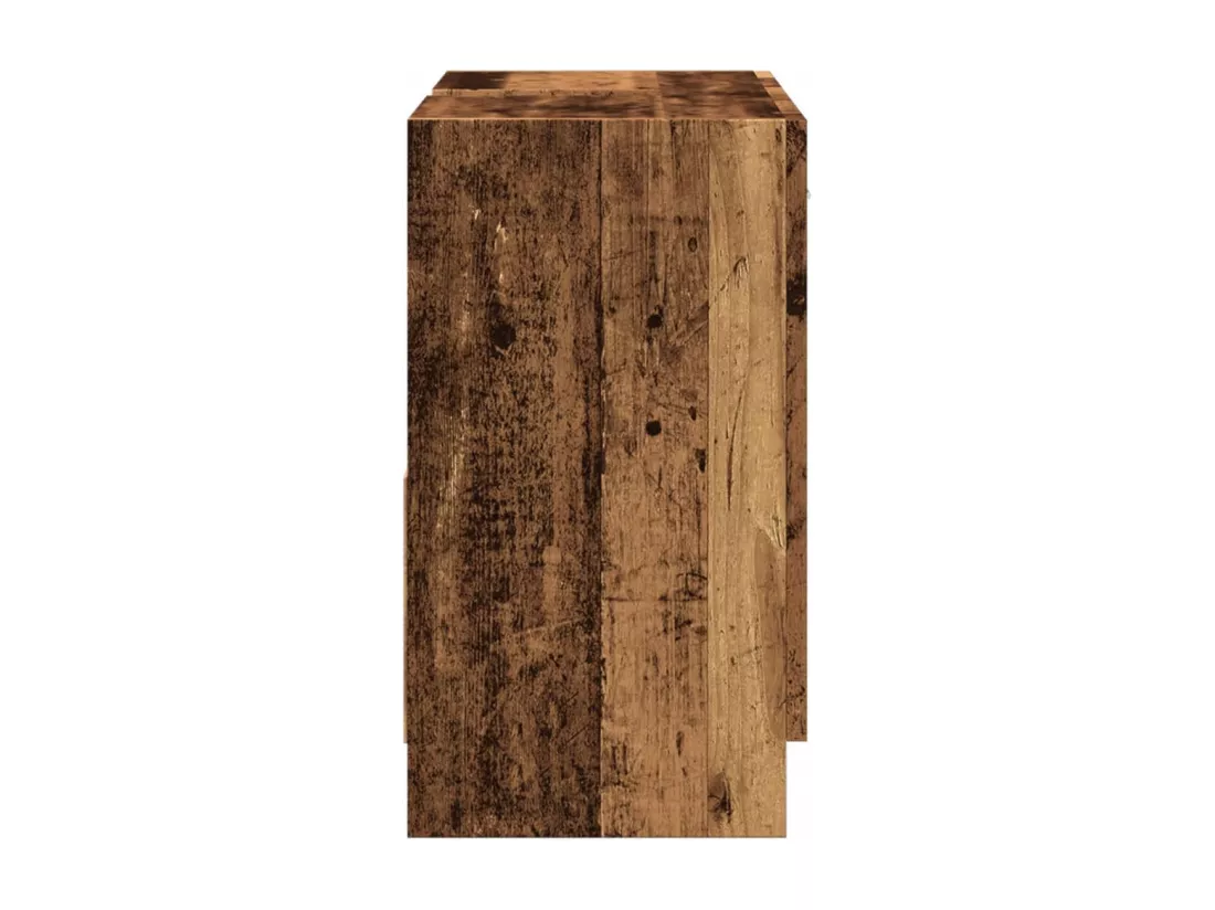 Armoire d'évier vieux bois 63x30x54 cm bois d'ingénierie
