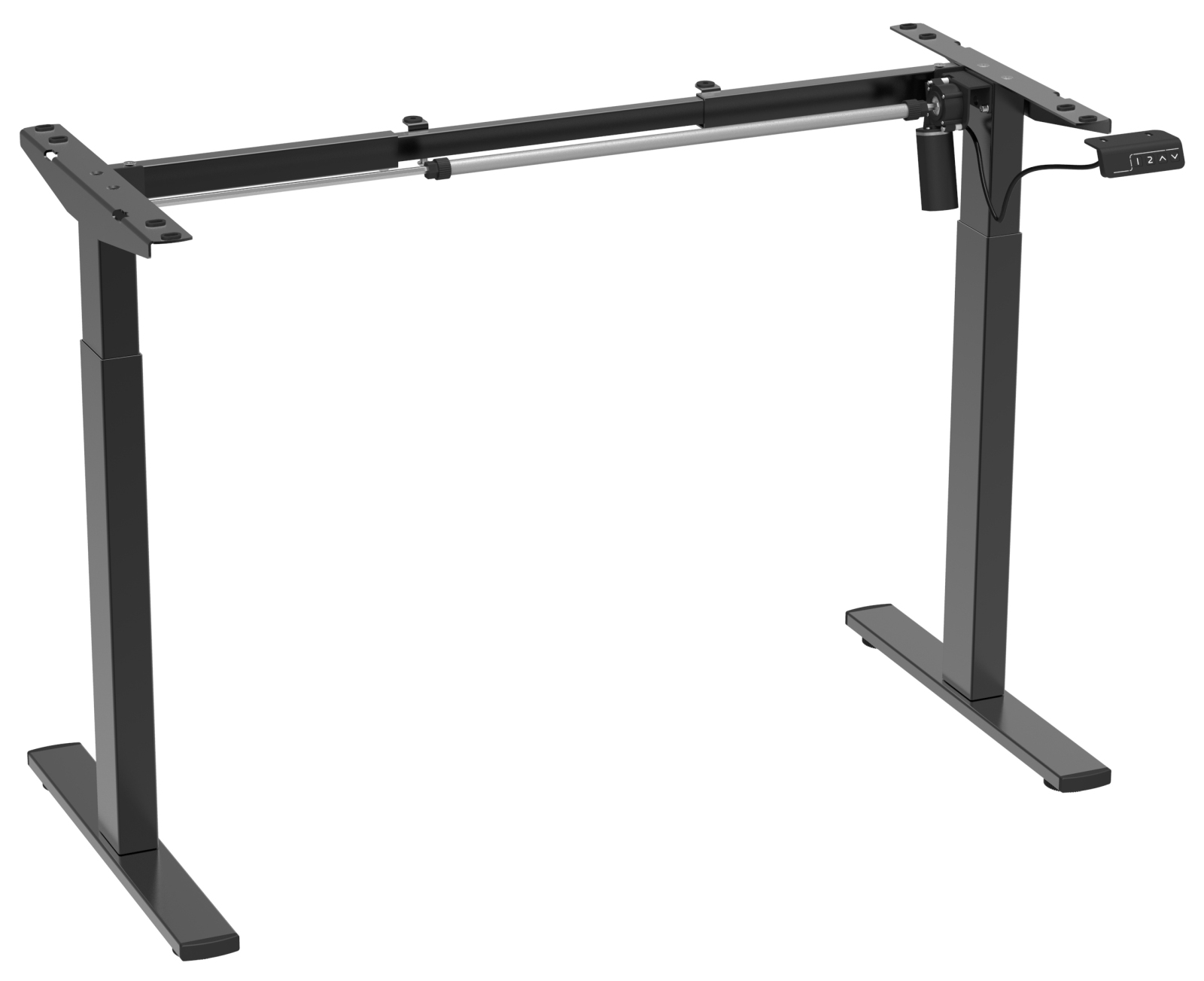 Schreibtischgestell -schwarz - 92 cm - höhenverstellbar