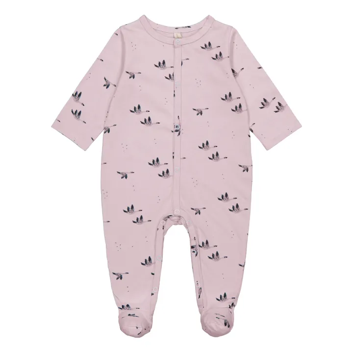 Rose in April Pyjama à pieds en jersey Amalia Oie | Lilas