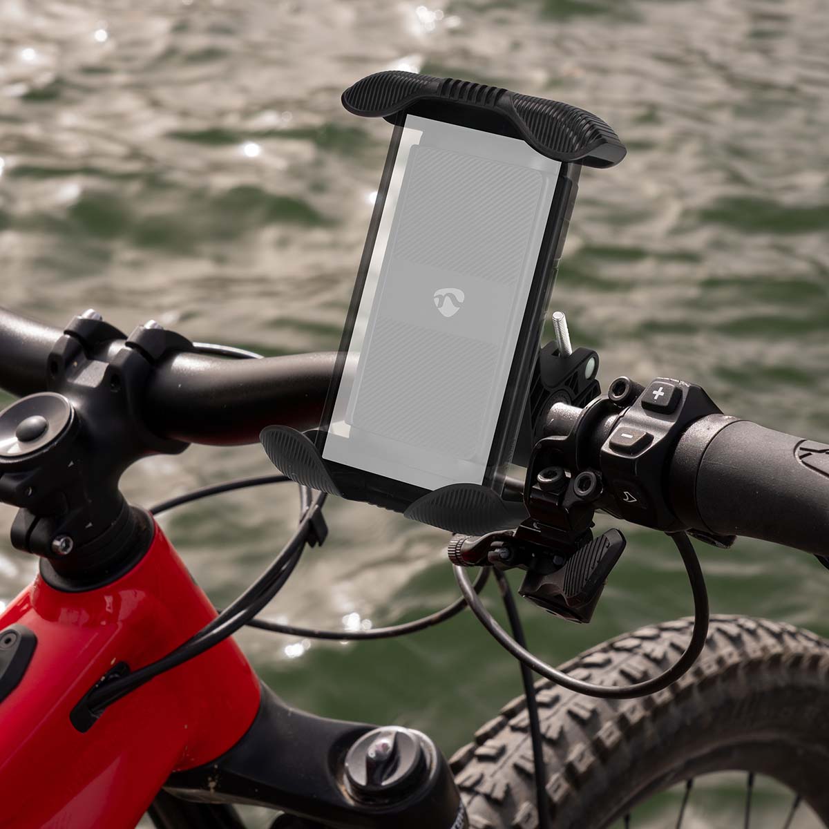 Nedis sbhr250bk smartphonehouder fiets - zwart