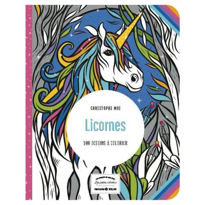 Licorne - 100 dessins à colorier - Les petits cahiers aux sources du bien-être
