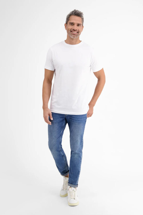 Lerros witte heren t-shirt