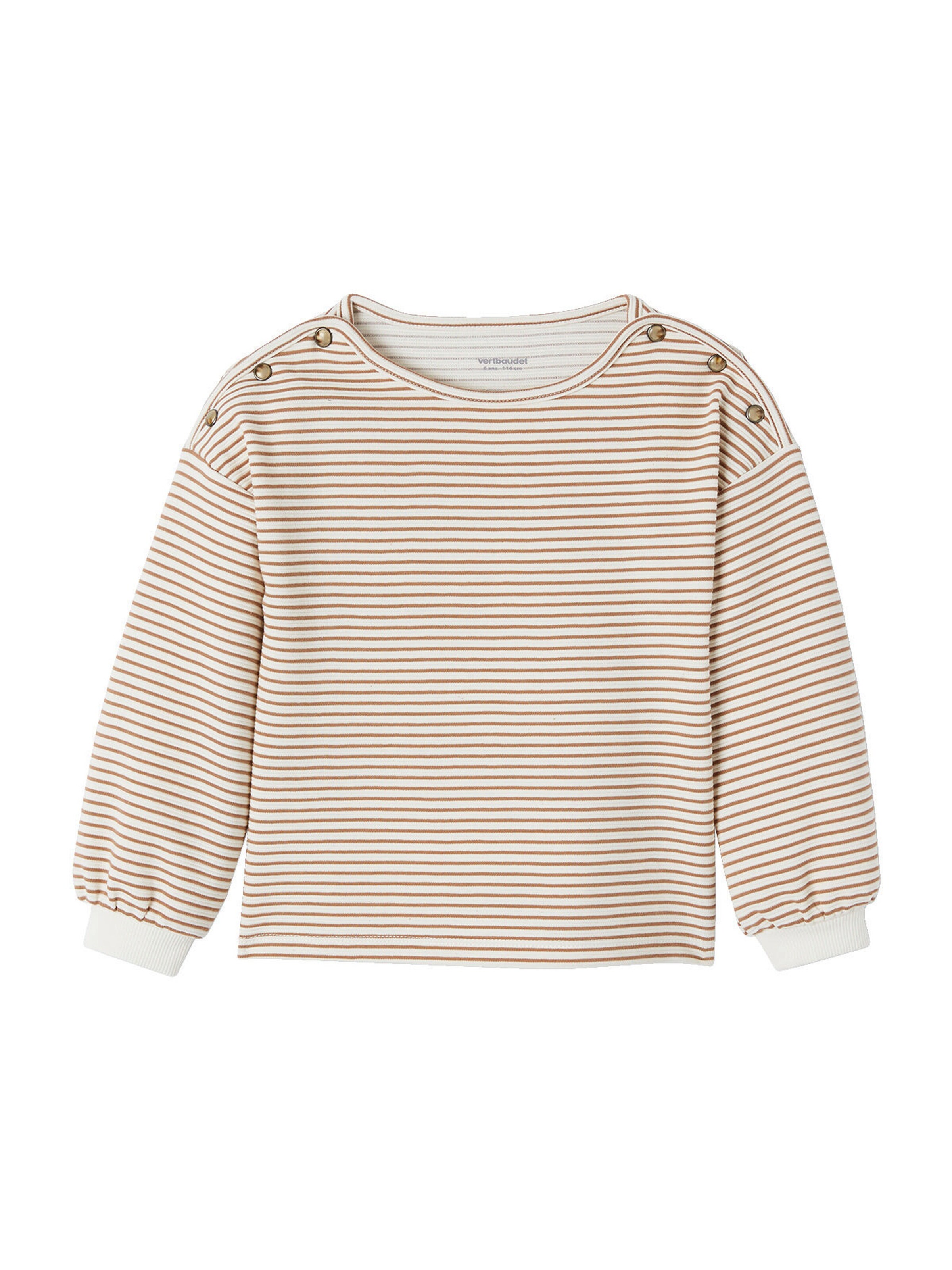 Vertbaudet Mädchen Ringelshirt weiß gestreift