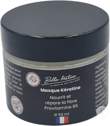 Bella Bestia Masque Kératine Pour Chien Et Chat 50ml