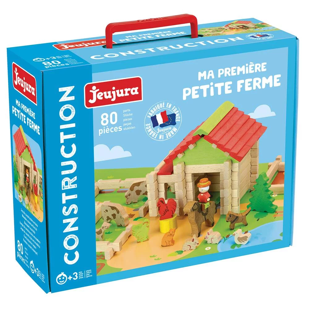 MA PREMIERE PETITE FERME EN BOIS  -80 PIECES