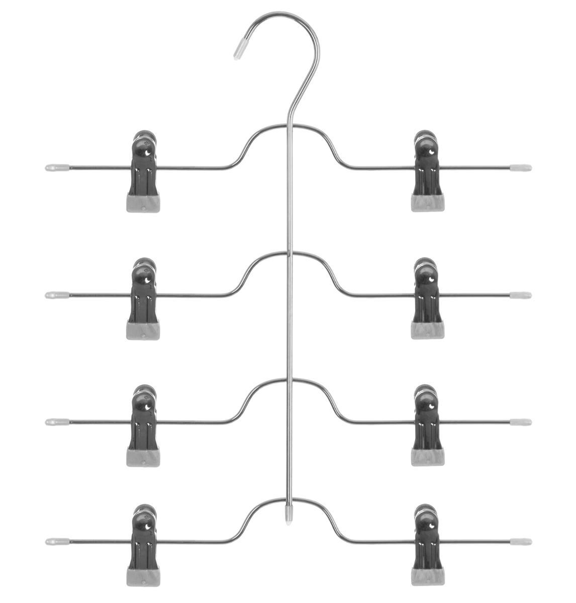 CINTRE METAL PINCE 4 PANTALONS