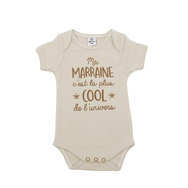 Body mc marraine sable 12 mois - BB&CO