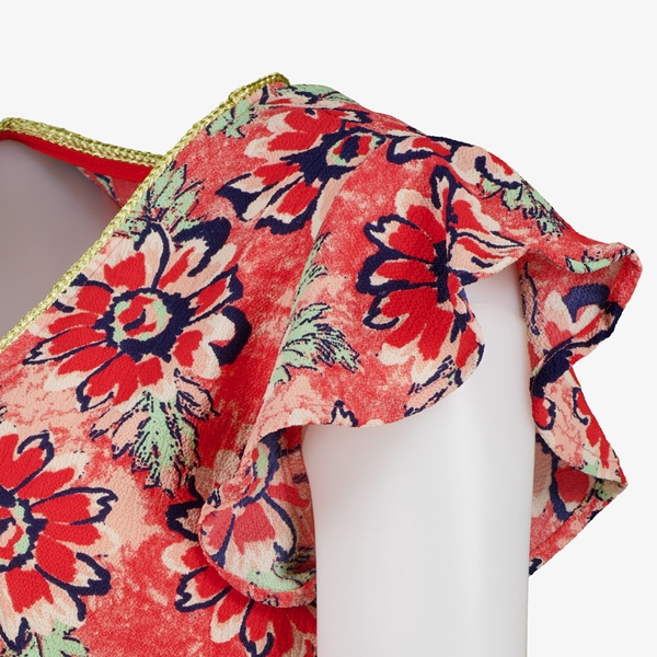 TwoDay dames blouse met bloemenprint rood