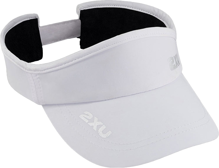 Run Visor Unisex White/White