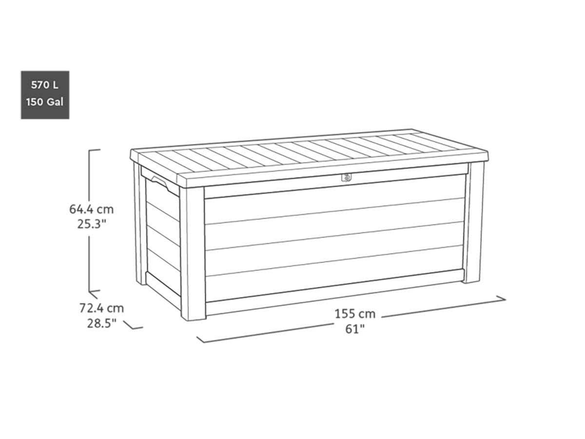 Keter Westwood opbergbox